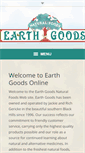 Mobile Screenshot of earthgoodsnaturalfoods.com